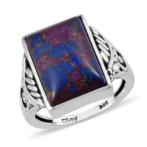 Mojave Purple Turquoise Ring 925 Sterling Silver